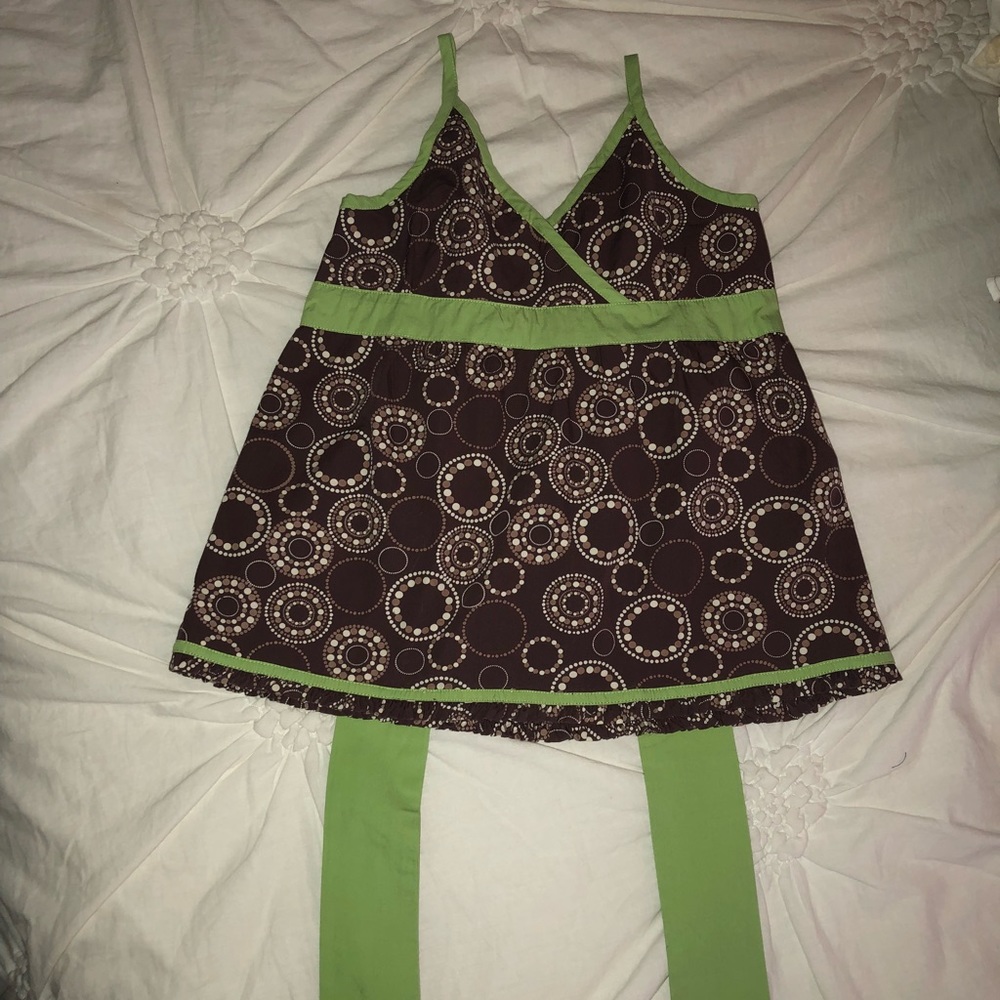 Garnet Hill tie back tank